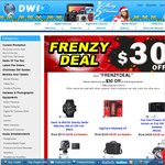 36 Hours Frenzy Deal EXTRA $30 Off for Selected Products @DWI