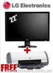LG 22" Widescreen LCD Monitor + FREE HP Deskjet Colour Printer $239.98 + shipping @ Mwave