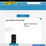 Sigma 70-200mm f2.8 EX DG OS HSM $997 Aus Stock Free Pick Up [WA]
