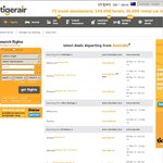Melb to Adl, Hobart, Sydney $30 and More @ Tigerair