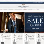Hawes & Curtis - Men's Formal Shirts = 5 for £100