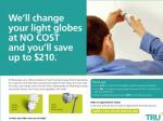 Get Energy Efficient Globe and Shower Head installed for FREE- TRUEnergy AGL  SA and VIC only