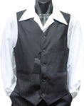 Men's Business Poly Viscose 5 Button Vest - $33 with Free Delivery