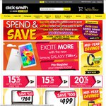 Dick Smith Spend & Save: $20 off ($150+ Spend), $40 off ($300+ Spend), $60 off ($500+ Spend)