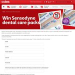 Win a Sensodyne Dental Care Pack from Coles