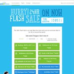 Fares from $54 (+ More Offers) @ Wotif [24 Hour Flash Sale]