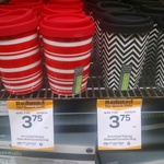 Arcosteel Double Wall Ceramic Cup with Lid. $3.75 @ Woolworths Preston VIC