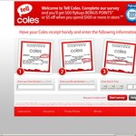 [Coles] 500 Flybuy Bonus Points OR $5 OFF $100+ Purchases