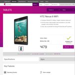 Telstra Outright Tablets: HTC Nexus 9 Wi-Fi Only $479 etc from Telstra