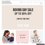 Boxing Day Sale, up to 50% off Sale Items at Harper and Hudson Teething Jewellery 