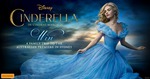 Win Tickets & Flights/Accom for 4 to The Premiere of Cinderella + 20 Double Pass Movie Tickets from Disney