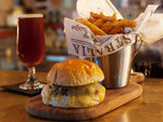 Burger, Chips and a Pint of Craft Beer for Two ($25) at Funky Underground Bar [Sydney, NSW]
