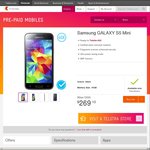$269.10 Samsung Galaxy S5 Mini Plus Delivery @Telstra