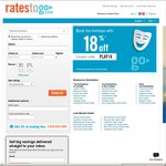 18% off Participating Hotels @ Rates To Go