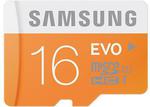 Samsung EVO 16GB MicroSD $7.50 Delivered @ Shopping Express