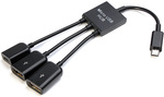 3 in 1 Micro USB OTG Hub Host Adapter Cable $2.66 + Free Shipping @ Geek Buying