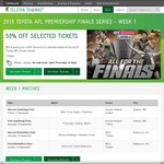 Telstra Thanks - Save 50% off AFL Finals Tickets (Telstra Members)