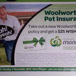Woolworths Pet Insurance - Take out a New Policy and Get a $25 Wish Gift Card