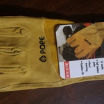 Pope Dual Leather Gardening Gloves $3 at Bunnings