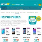 Bonus $20 Google Play Credit with Any Optus Prepaid 4G Android Phone