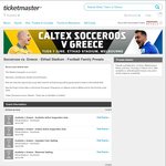 Socceroos vs Greece in Melbourne 10% off tickets @ Ticketmaster