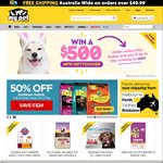 Dog Food Easter Sale up to 50% off @ My Pet Warehouse (Online)