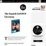 Win 1 of 5 Blu-Rays of The Danish Girl from The Weekly Review (VIC)