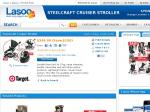 Steelcraft Cruiser Stroller ($249, Save $100) and Cruiser Capsule ($199, Save $70) - Target