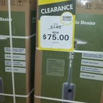 Outdoor Patio Heater on Clearance for $75 (Save $74) @ BIG W, Woden, Canberra