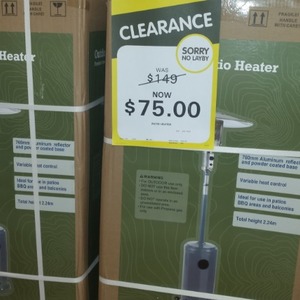 Outdoor Patio Heater On Clearance For 75 Save 74 Big W