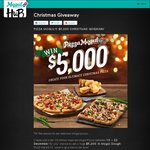 Win $5,000 in Mogul Dough or 1 of 12 Moguls Double Plus Vouchers [Create and Purchase a Christmas-Themed Mogul Pizza]