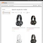 Audio-Technica ATH-M50X $159 Pick-up (NSW) / $175 Delivered. ATH-M40X $111 / $127 @ JW Computers