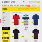 Connor Polo Shirts for $9.99 (Free C&C or + Post)