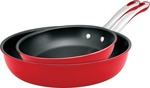 RACO Contemporary 26/30cm Skillet Twin Pack Red - $38.95 (RRP $149.90) + $9.95 Shipping for Orders under $100 @Cookware Brands