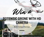 Win a Potensic Drone with HD Camera from Gadgetsweeps