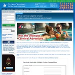 Win an 8N Carnival Cruise for 4 Worth $4,739 from Clean Cruising/Carnival Cruises