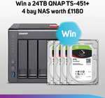 Win a 24TB QNAP TS451+ 4-Bay NAS Worth $1,938 from Scan Pro Audio/QNAP