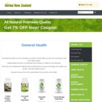 Get 15% OFF Sitewide at Herbal New Zealand - Flat Rate $12.95 Shipping around Australia