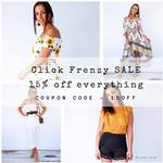 15% off Everything at Wynter Lane Clothing for Click Frenzy