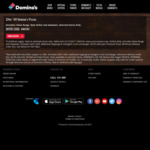 33% off Domino’s Pizza (Excludes Value Range, New Yorker and Hawaiian)