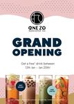 [VIC] Free Bubble Tea at One Zo Melbourne [First 50 Per Day from 12th-20th of January]