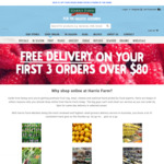 [NSW] $40 off First Online Order (with $120 Minimum Spend) @ Harris Farm Markets
