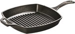 2x Lodge Cast Iron Skillets 26cm $50.04 (Exp), 2x Grill Pan $51.64 Delivered @ Amazon AU Global Store (Amazon Prime Users)