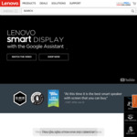[Pre-Order] Lenovo Smart Display 8" $299, 10" $399 Delivered, Get Bonus Google Home Mini @ Lenovo