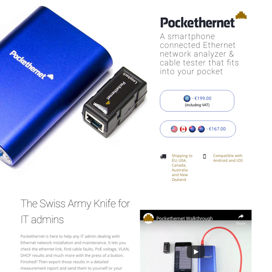 Pocket €178.51 (280.35 AU) Delivered (UPS) with 10 Discount