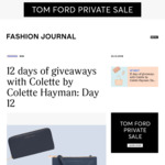Win 1 of 12 Colette by Colette Hayman Prize Packs from Fashion Journal