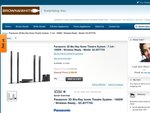 Panasonic 3D Blu-Ray Home Theatre System SC-BTT755 $599+ $29 Shipping