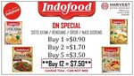 [VIC] INDOFOOD Seasoning Sale: 90c Per Pack, 5 Packs for $3.50, 12 for $7.50 @ Harvest Asian Grocery, South Yarra