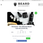 Win The Ultimate Beard Care Kit ($109.95) from Beard Academy