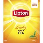 Lipton Quality Black Tea Bags 100 Pack $2.50 (Half Price) @ Woolworths